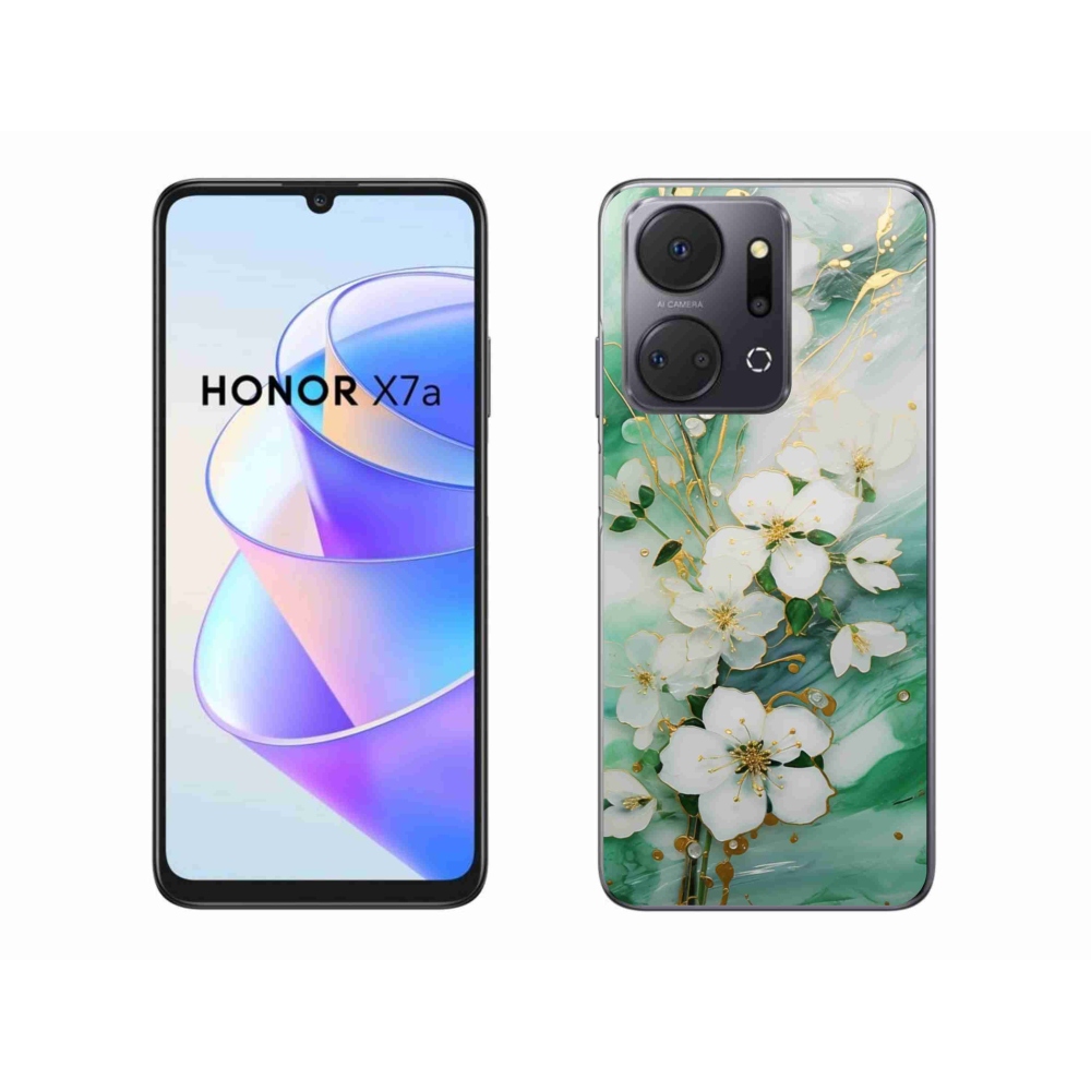 Gelový kryt mmCase na Honor X7a - něžné květy