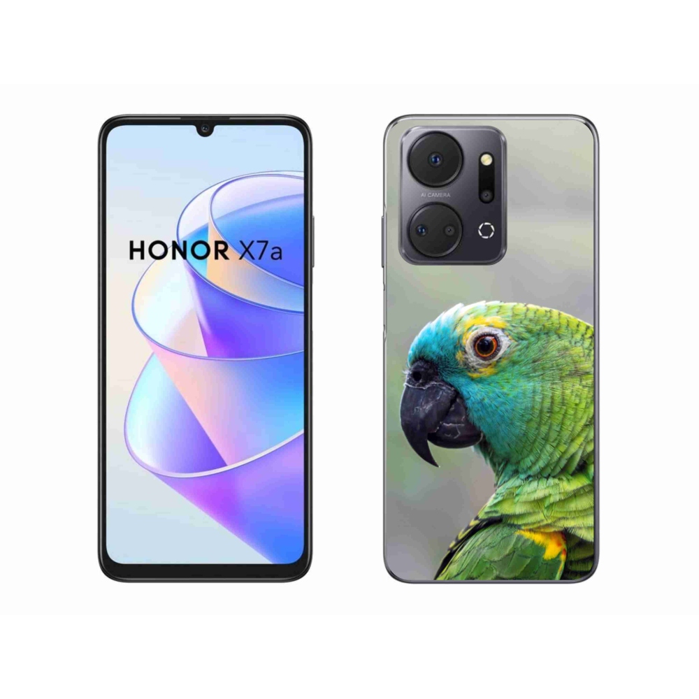 Gelový kryt mmCase na Honor X7a - papoušek amazoňan