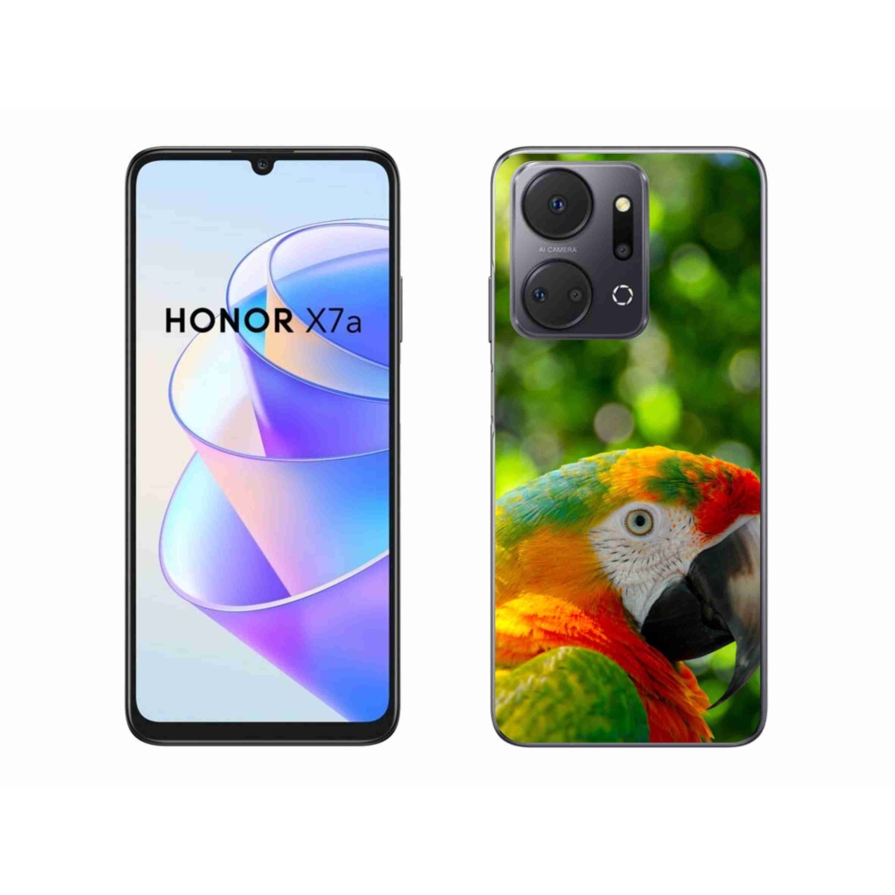 Gelový kryt mmCase na Honor X7a - papoušek ara 3