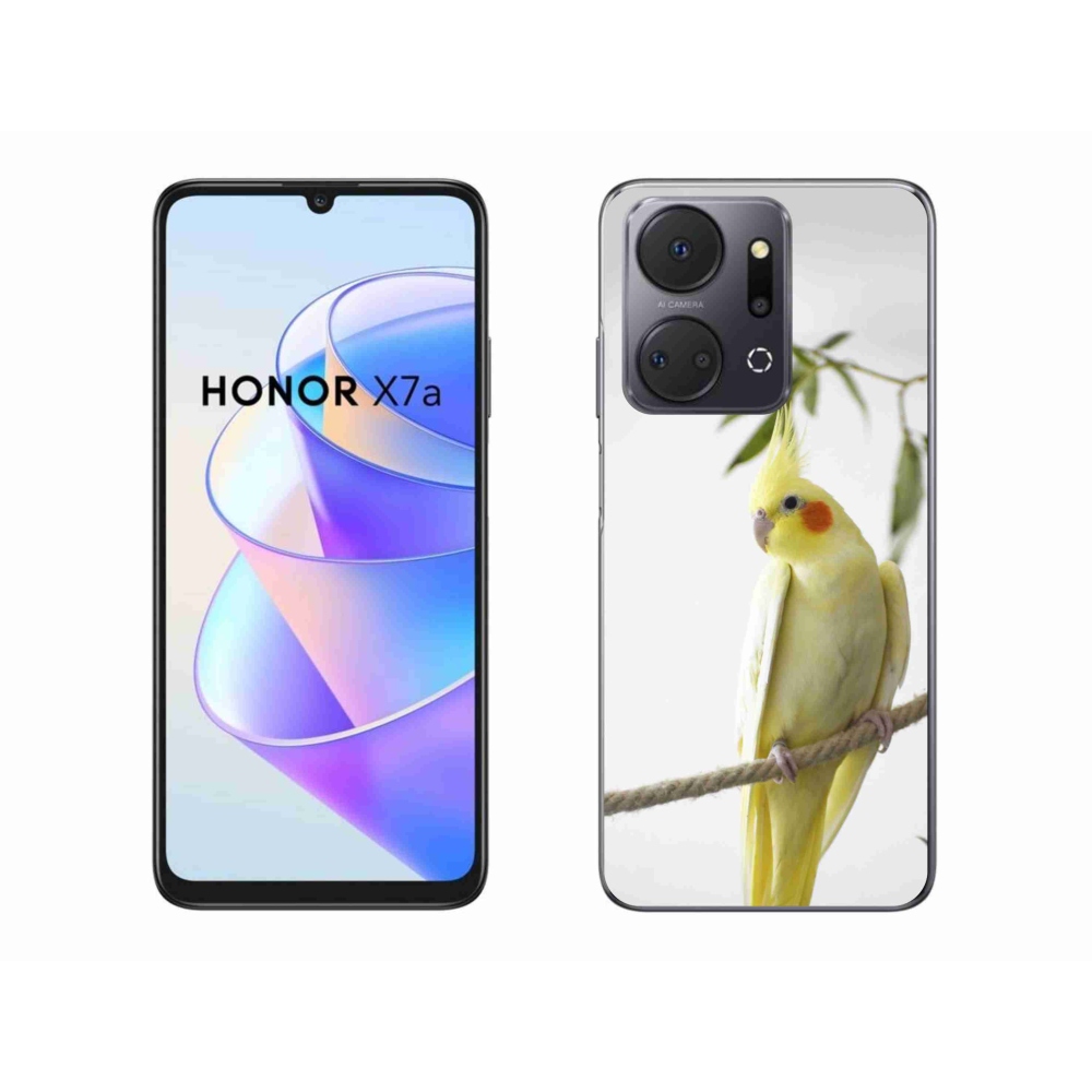 Gelový kryt mmCase na Honor X7a - papoušek korela chocholatá