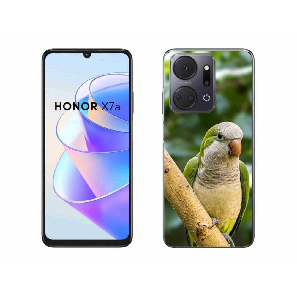 Gelový kryt mmCase na Honor X7a - papoušek mníšek