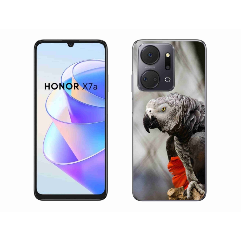 Gelový kryt mmCase na Honor X7a - papoušek žako 3