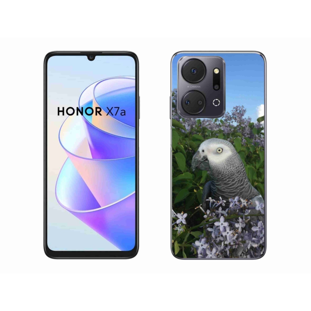 Gelový kryt mmCase na Honor X7a - papoušek žako
