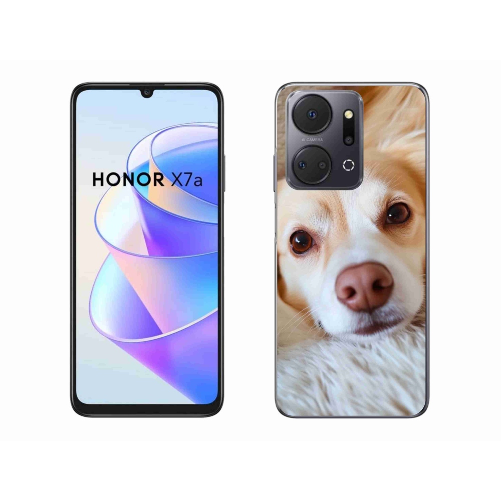 Gelový kryt mmCase na Honor X7a - Roztomilá čivava