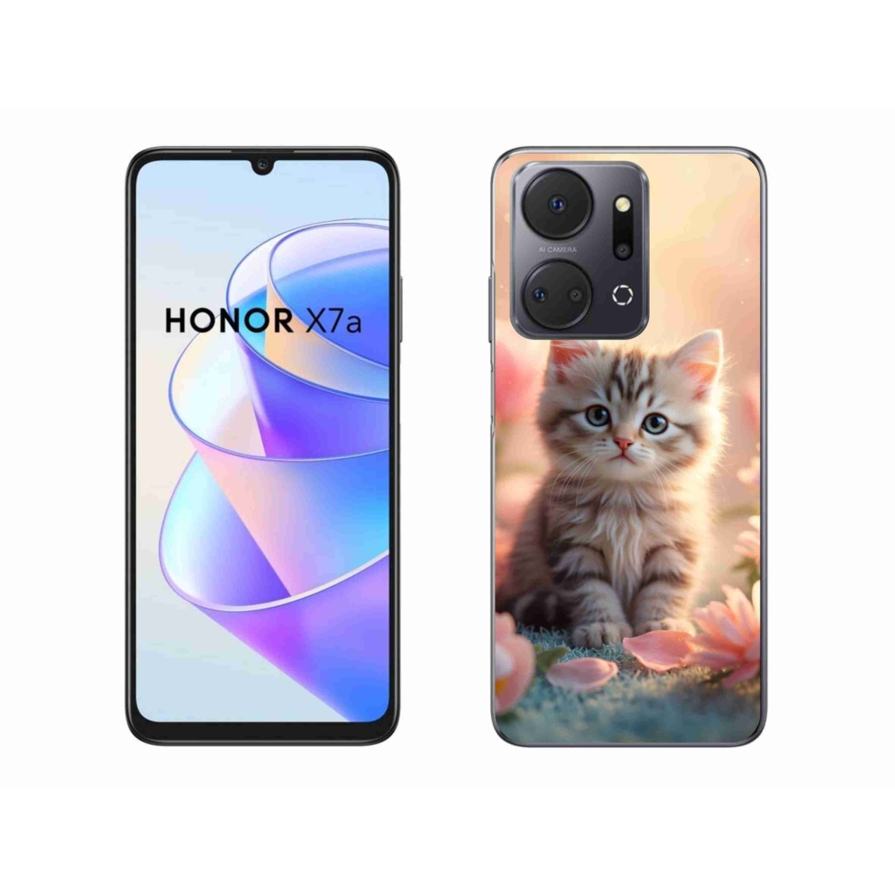 Gelový kryt mmCase na Honor X7a - roztomilé kotě 8