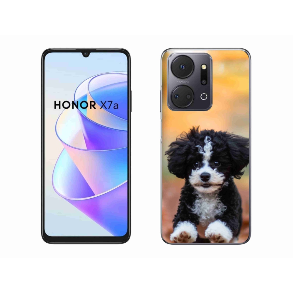Gelový kryt mmCase na Honor X7a - roztomilé štěně 2
