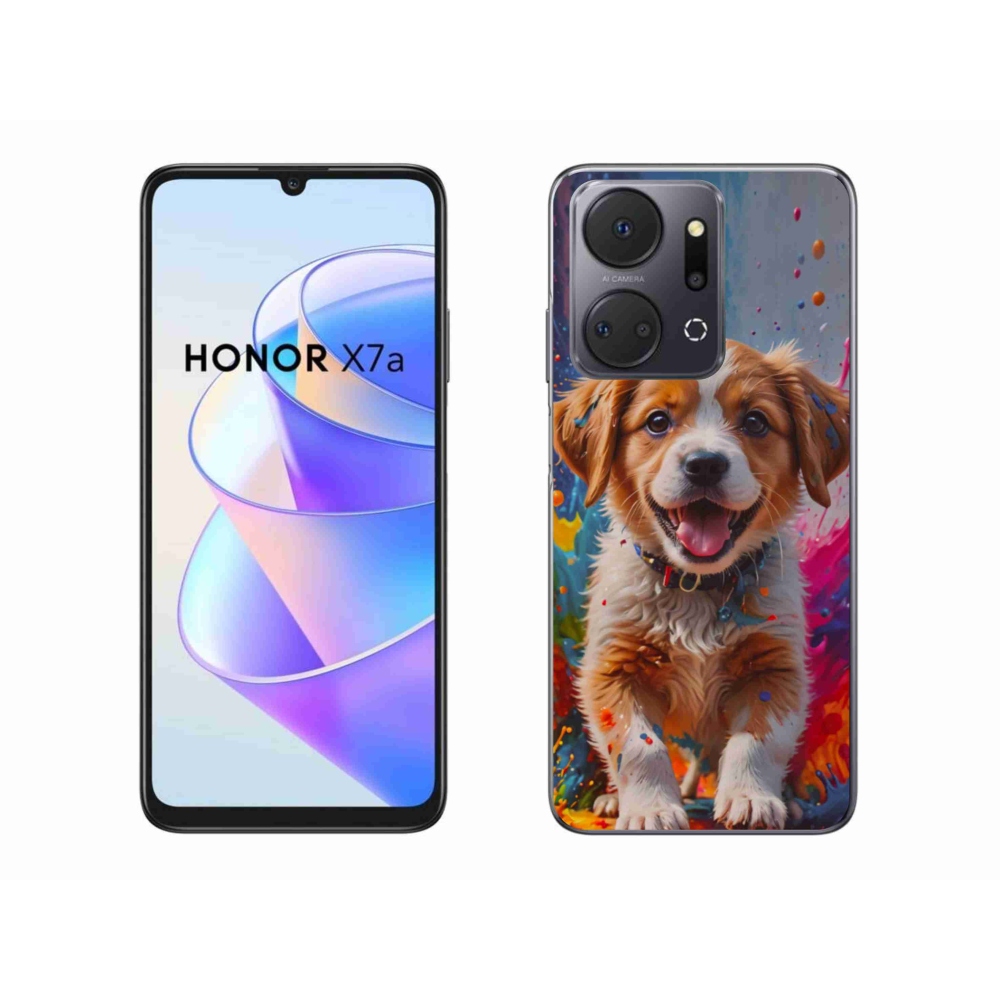 Gelový kryt mmCase na Honor X7a - roztomilé štěně 3