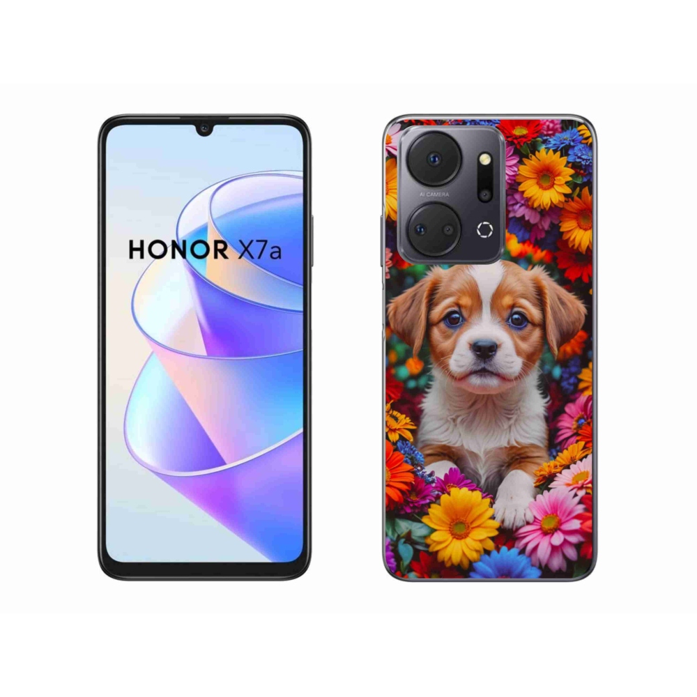 Gelový kryt mmCase na Honor X7a - roztomilé štěně