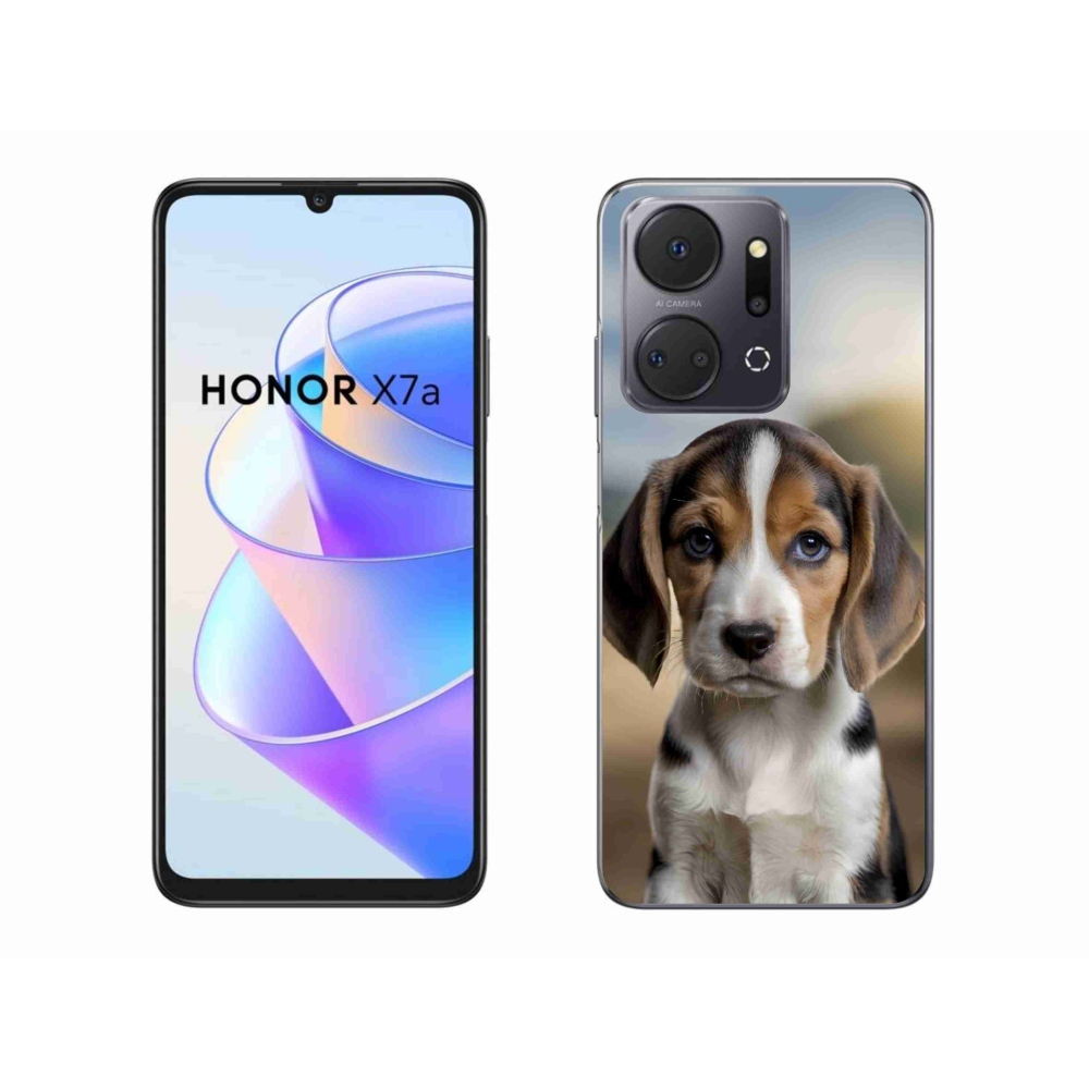 Gelový kryt mmCase na Honor X7a - roztomilý bígl