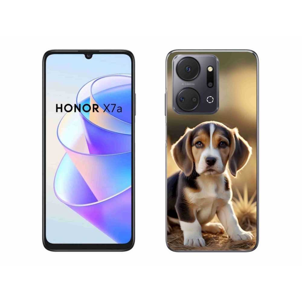 Gelový kryt mmCase na Honor X7a - roztomilý bígl