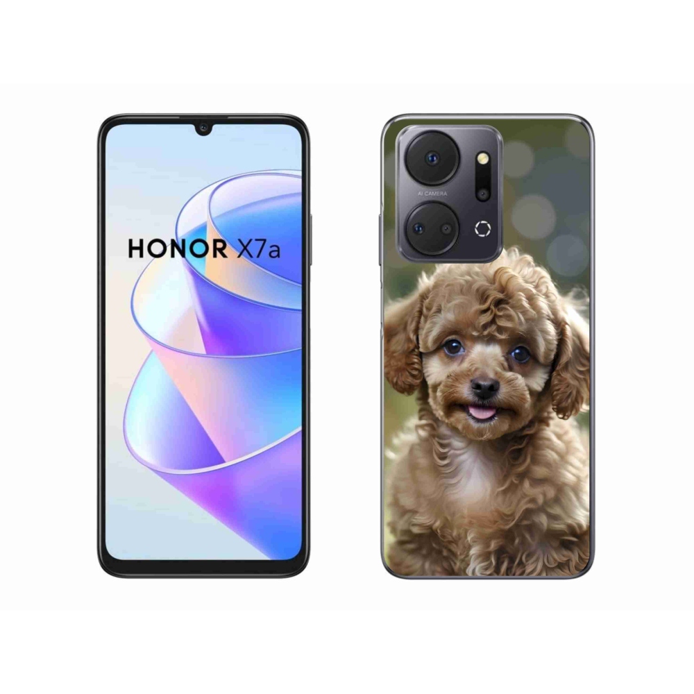Gelový kryt mmCase na Honor X7a - roztomilý pudl