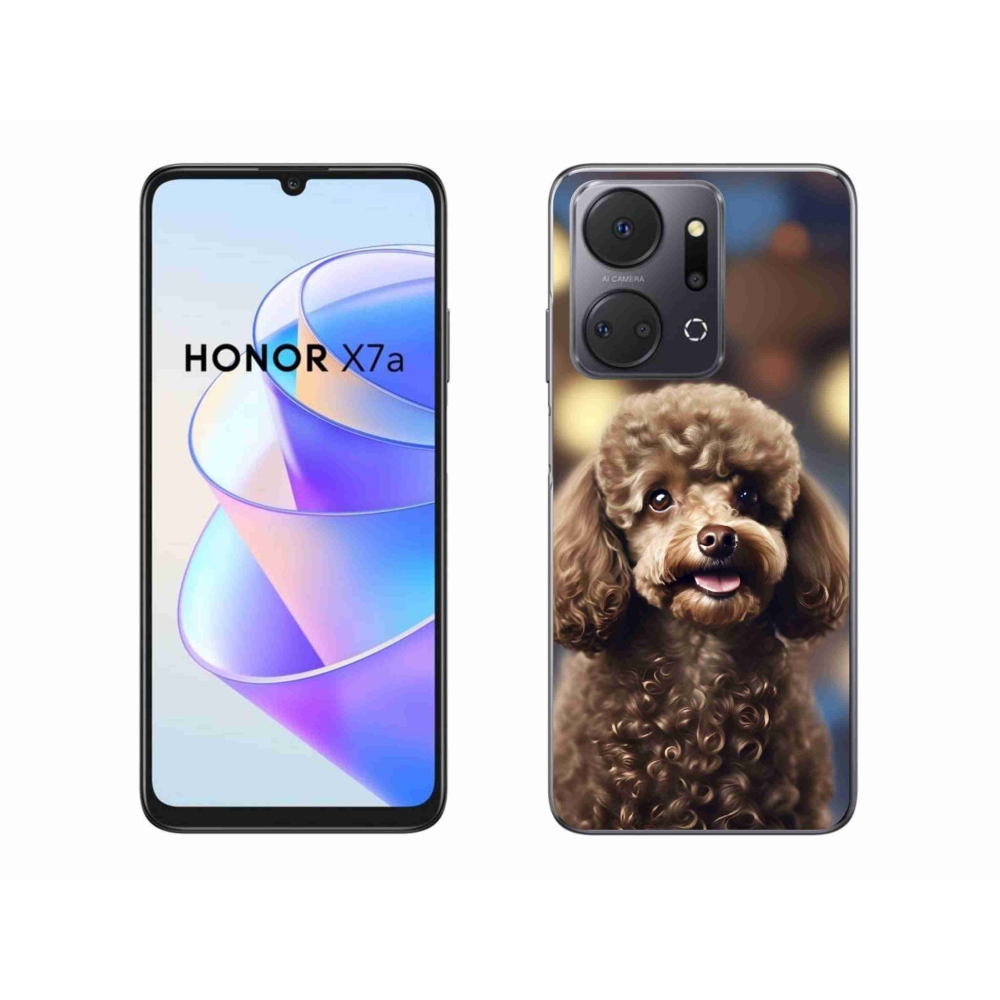 Gelový kryt mmCase na Honor X7a - roztomilý pudl