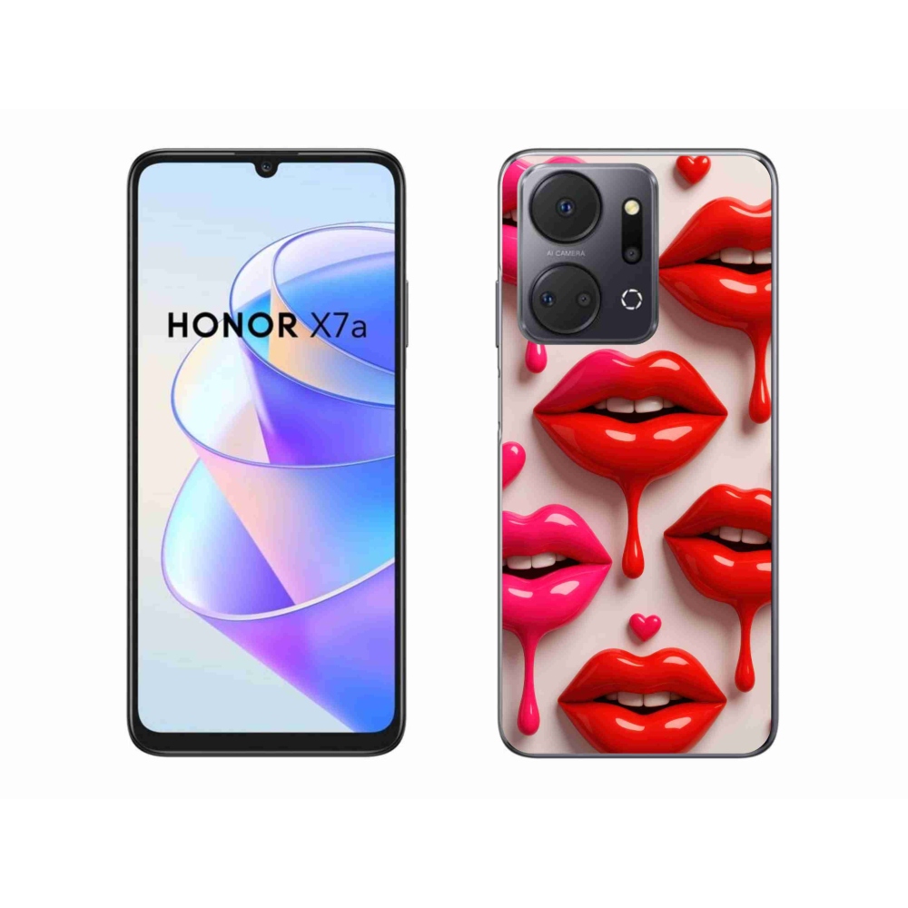 Gelový kryt mmCase na Honor X7a - rty 2