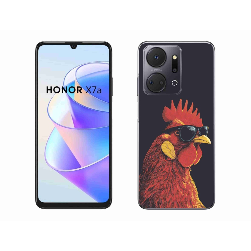 Gelový kryt mmCase na Honor X7a - stylový kohout