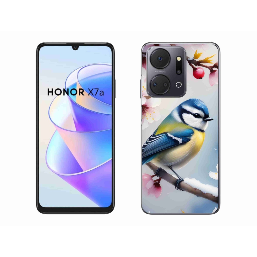 Gelový kryt mmCase na Honor X7a - sýkorka