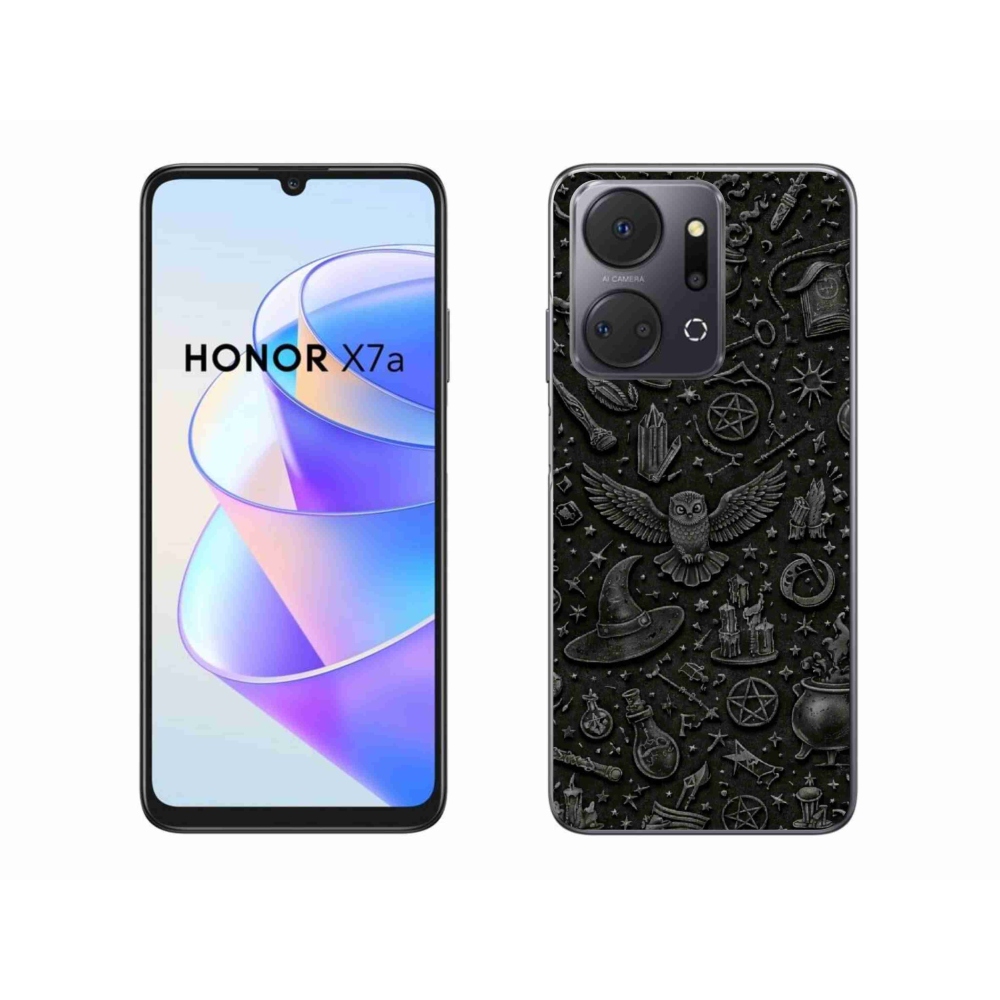 Gelový kryt mmCase na Honor X7a - tmavý magický svět