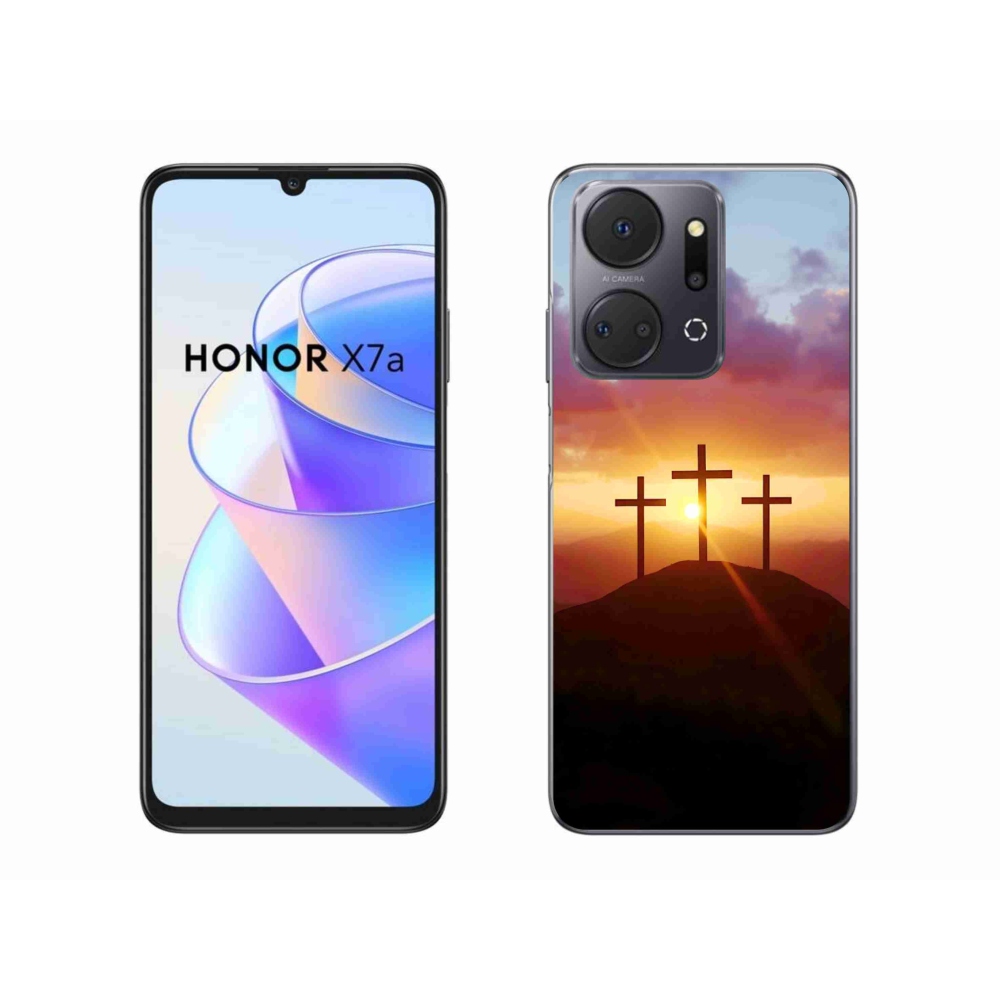 Gelový kryt mmCase na Honor X7a - tři kříže
