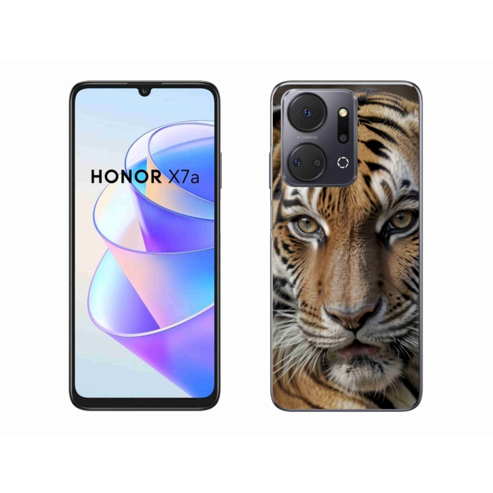 Gelový kryt mmCase na Honor X7a - tygří pohled