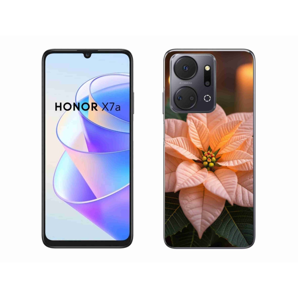 Gelový kryt mmCase na Honor X7a - vánoční hvězda