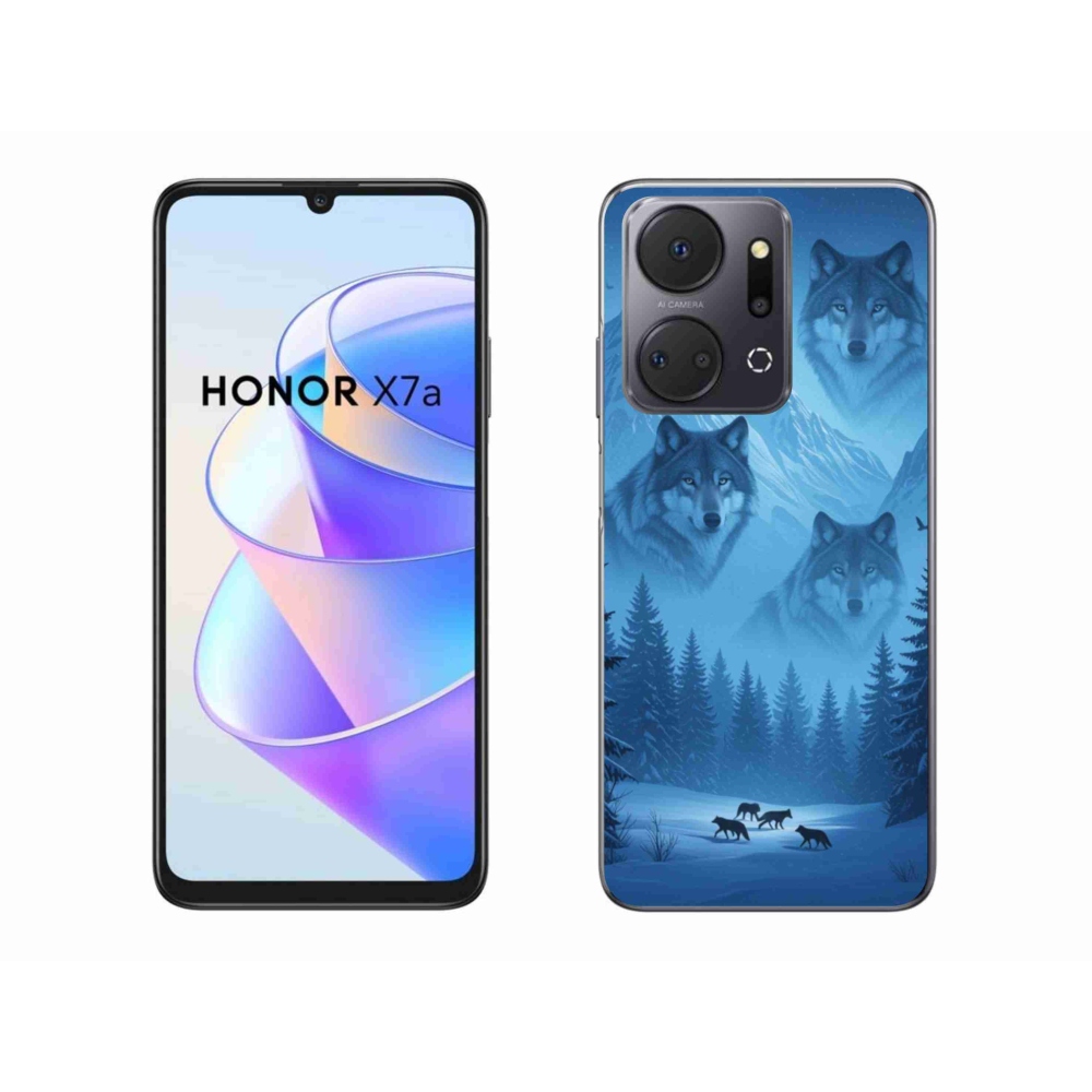 Gelový kryt mmCase na Honor X7a - vlčí smečka