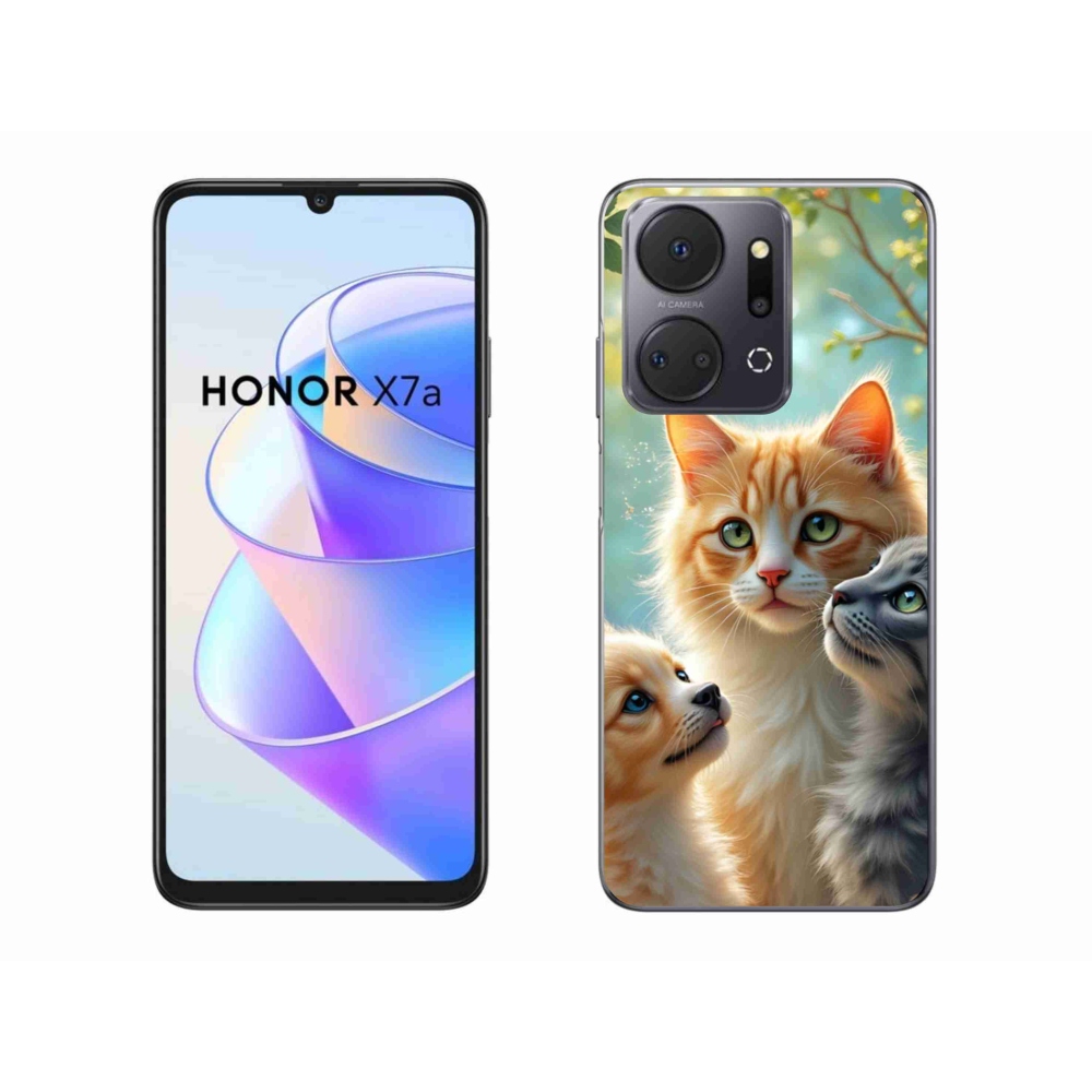 Gelový kryt mmCase na Honor X7a - zvířecí přátelství 2