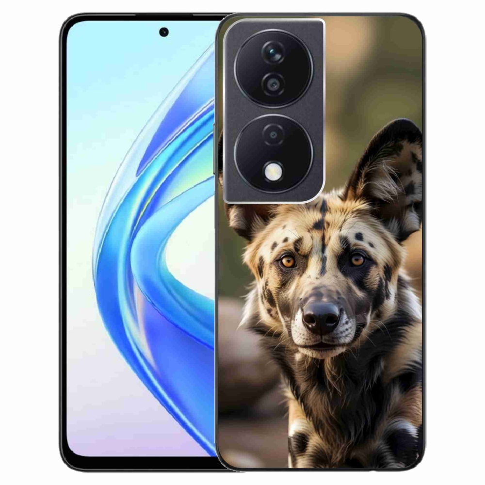 Gelový kryt mmCase na Honor X7b - africký divoký pes