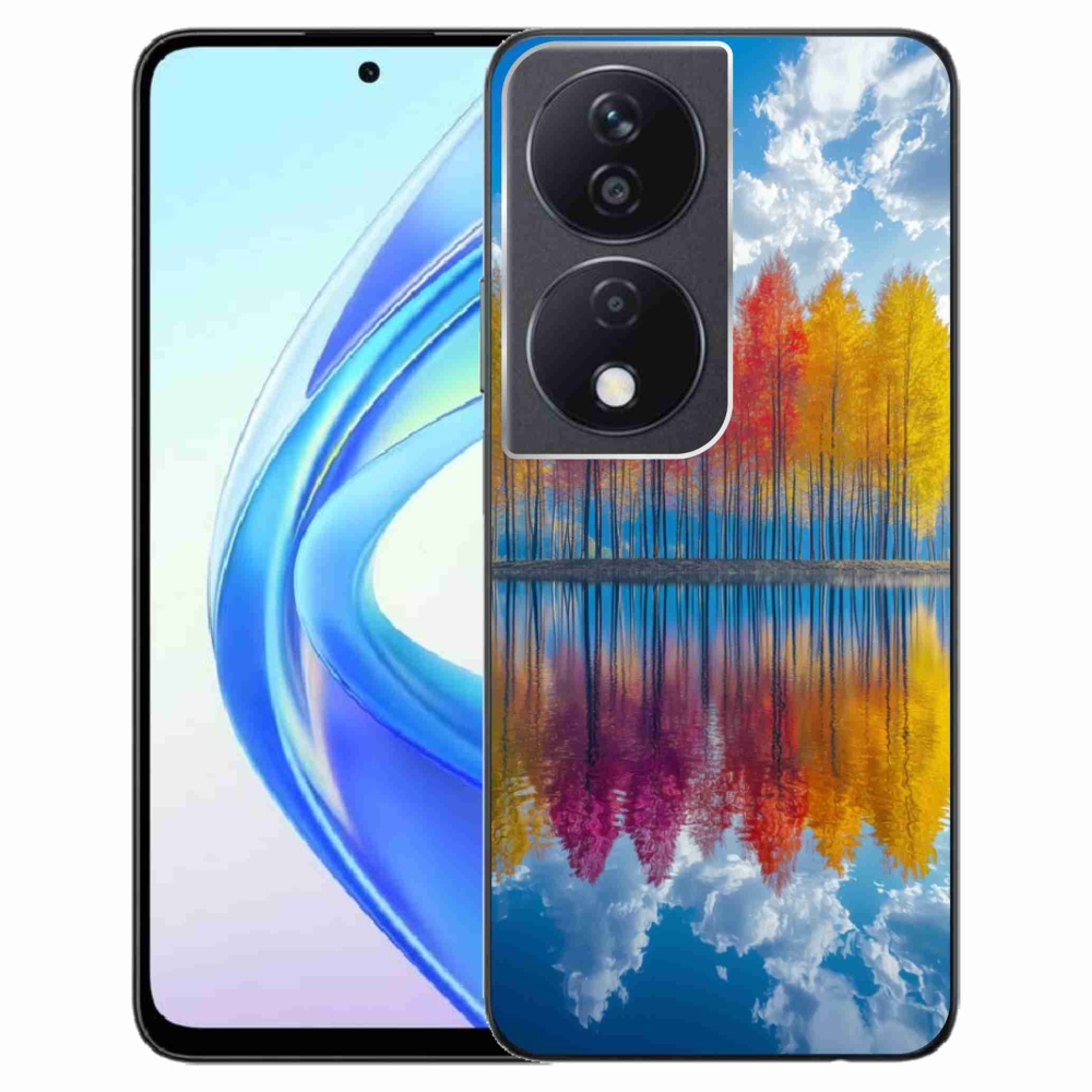 Gelový kryt mmCase na Honor X7b - barevné stromy