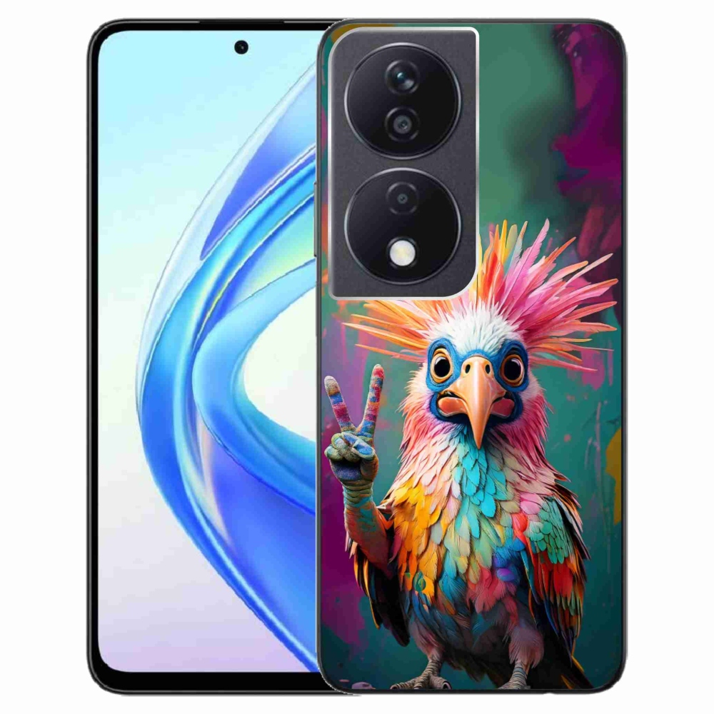 Gelový kryt mmCase na Honor X7b - barevný rebel