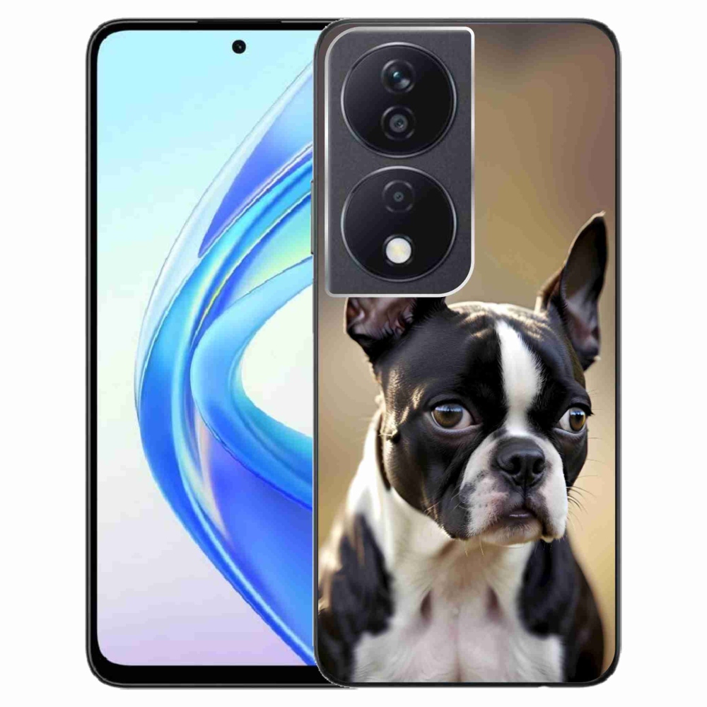 Gelový kryt mmCase na Honor X7b - bostonský teriér