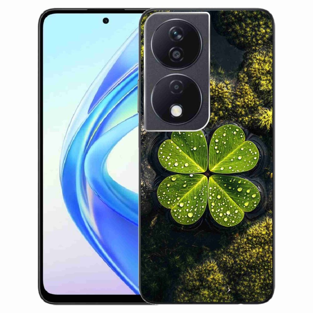 Gelový kryt mmCase na Honor X7b - čtyřlístek