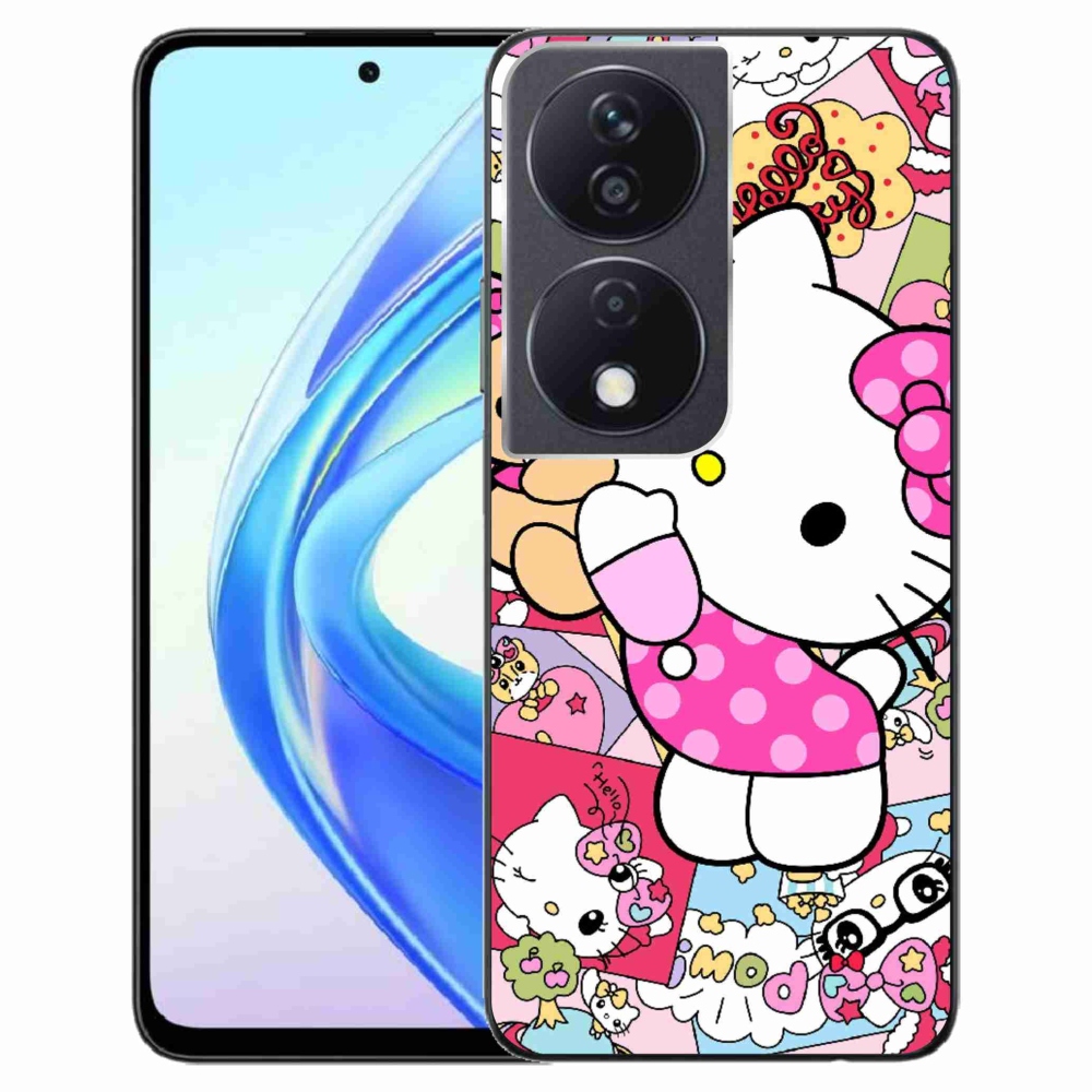 Gelový kryt mmCase na Honor X7b - cute kitty