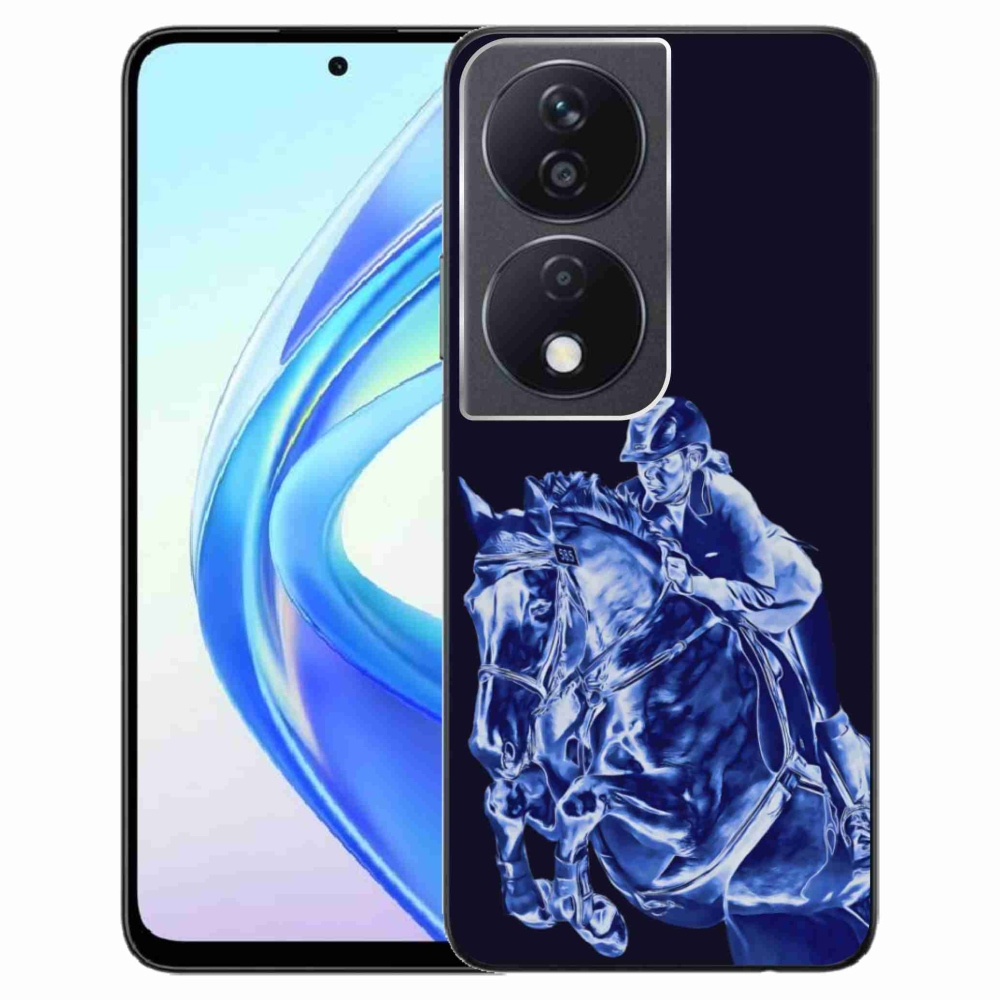 Gelový kryt mmCase na Honor X7b - dostihový kůň
