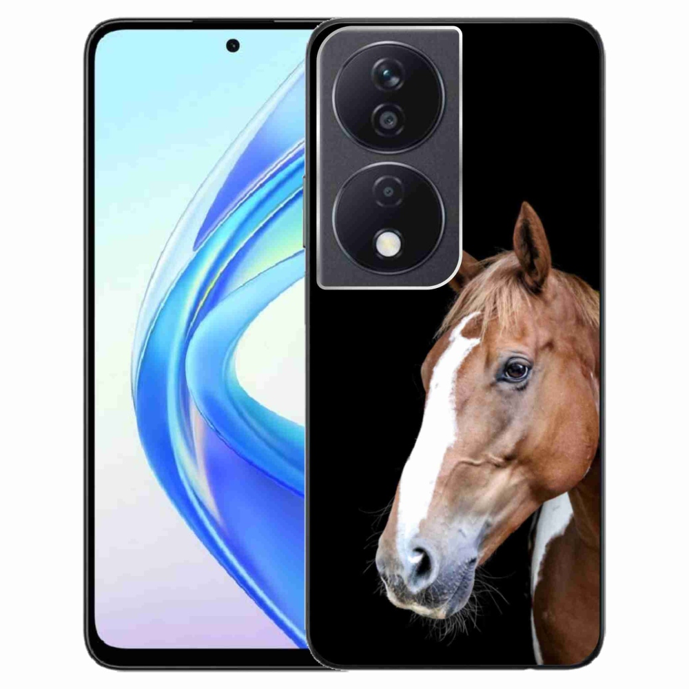 Gelový kryt mmCase na Honor X7b - hnědý kůň 3