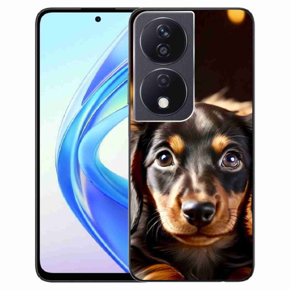 Gelový kryt mmCase na Honor X7b - jezevčík