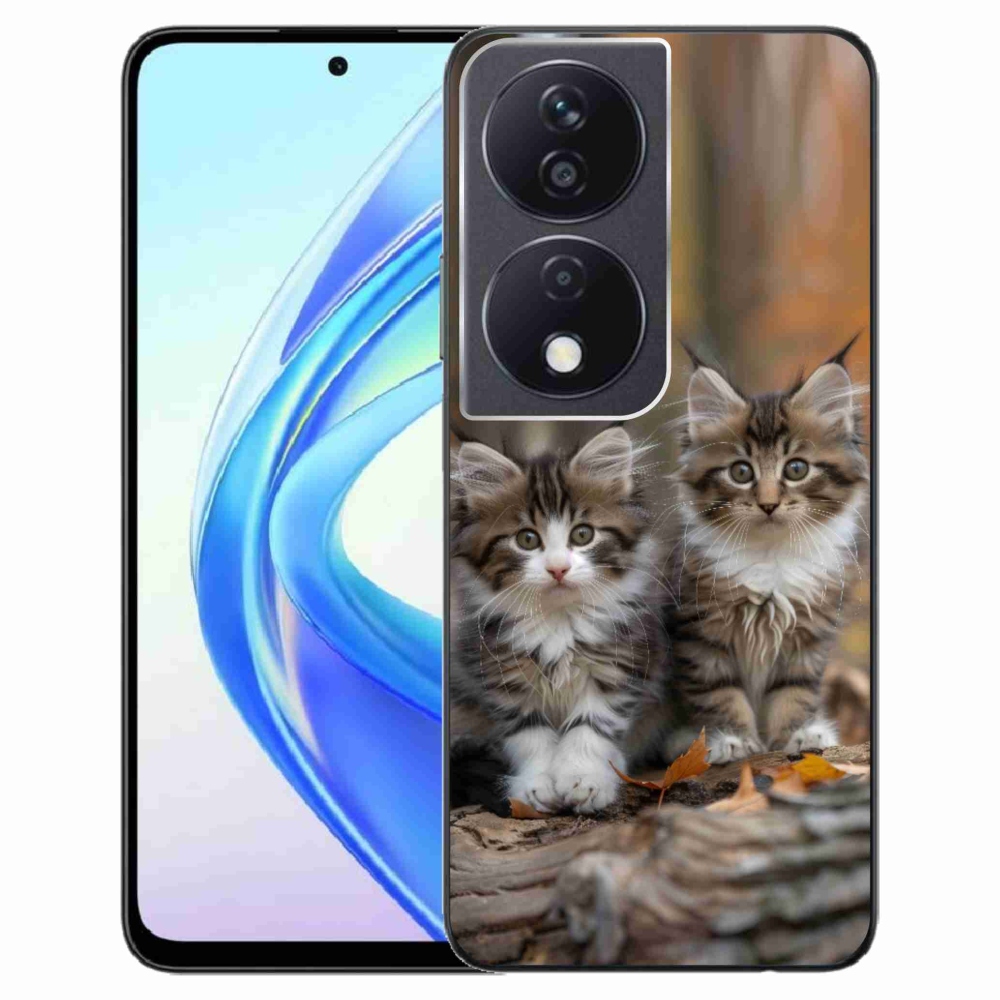Gelový kryt mmCase na Honor X7b - kočičí duo 3