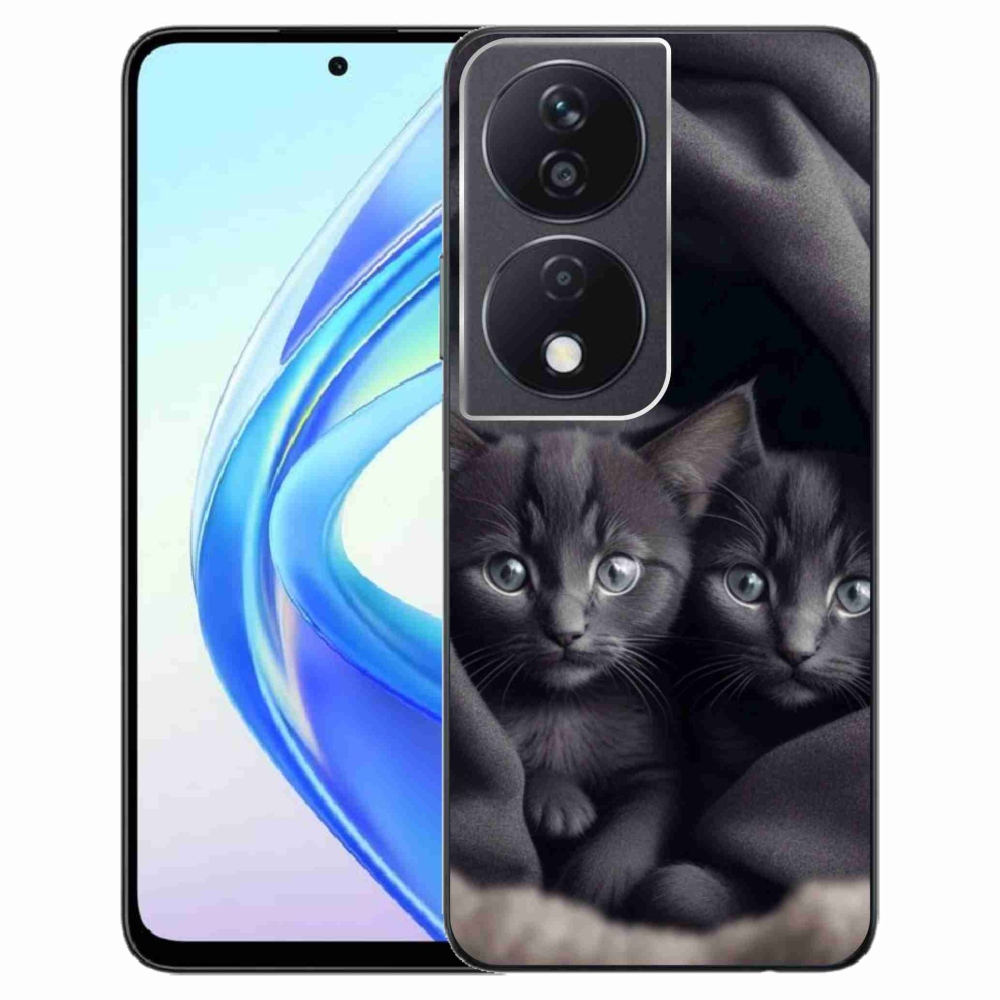 Gelový kryt mmCase na Honor X7b - kočičí duo