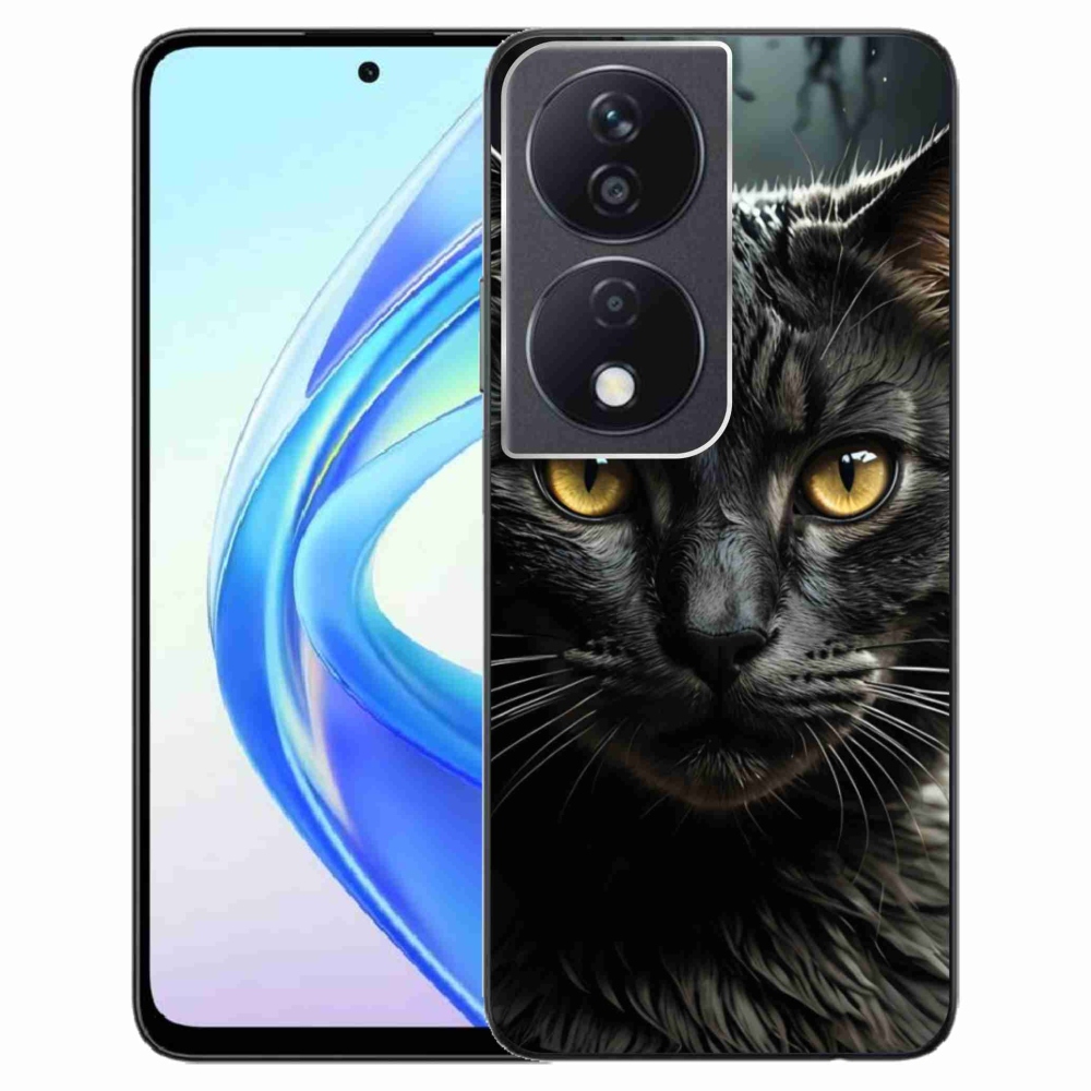 Gelový kryt mmCase na Honor X7b - kočičí pohled 3