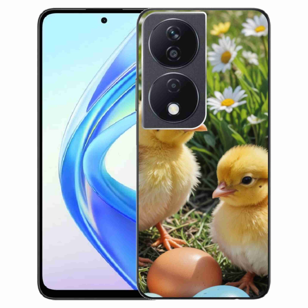 Gelový kryt mmCase na Honor X7b - kuřátka