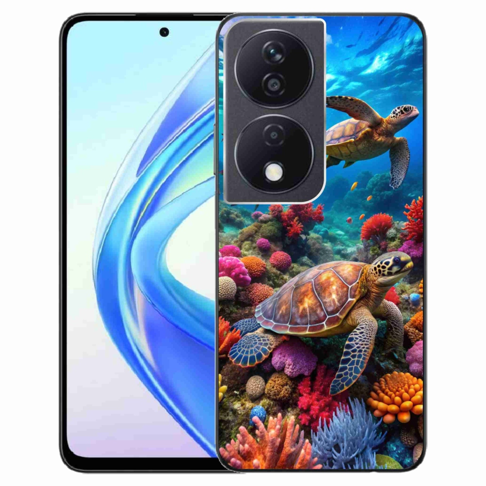 Gelový kryt mmCase na Honor X7b - mořský svět 2