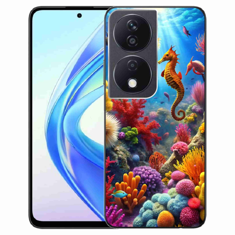 Gelový kryt mmCase na Honor X7b - mořský svět 3