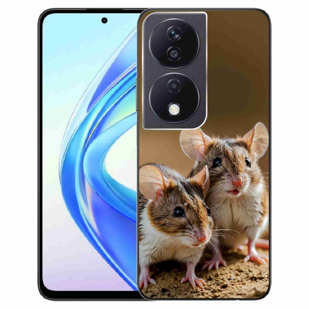 Gelový kryt mmCase na Honor X7b - myší duo