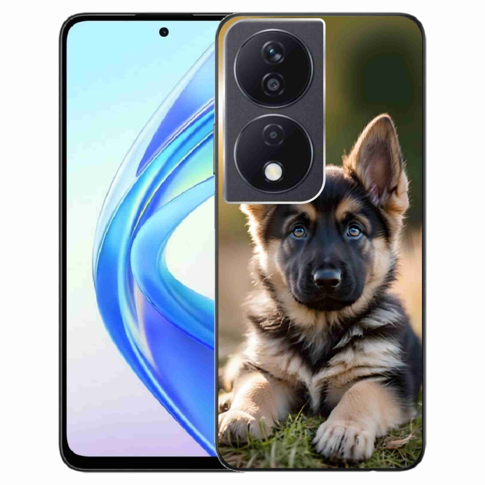 Gelový kryt mmCase na Honor X7b - německý ovčák v přírodě