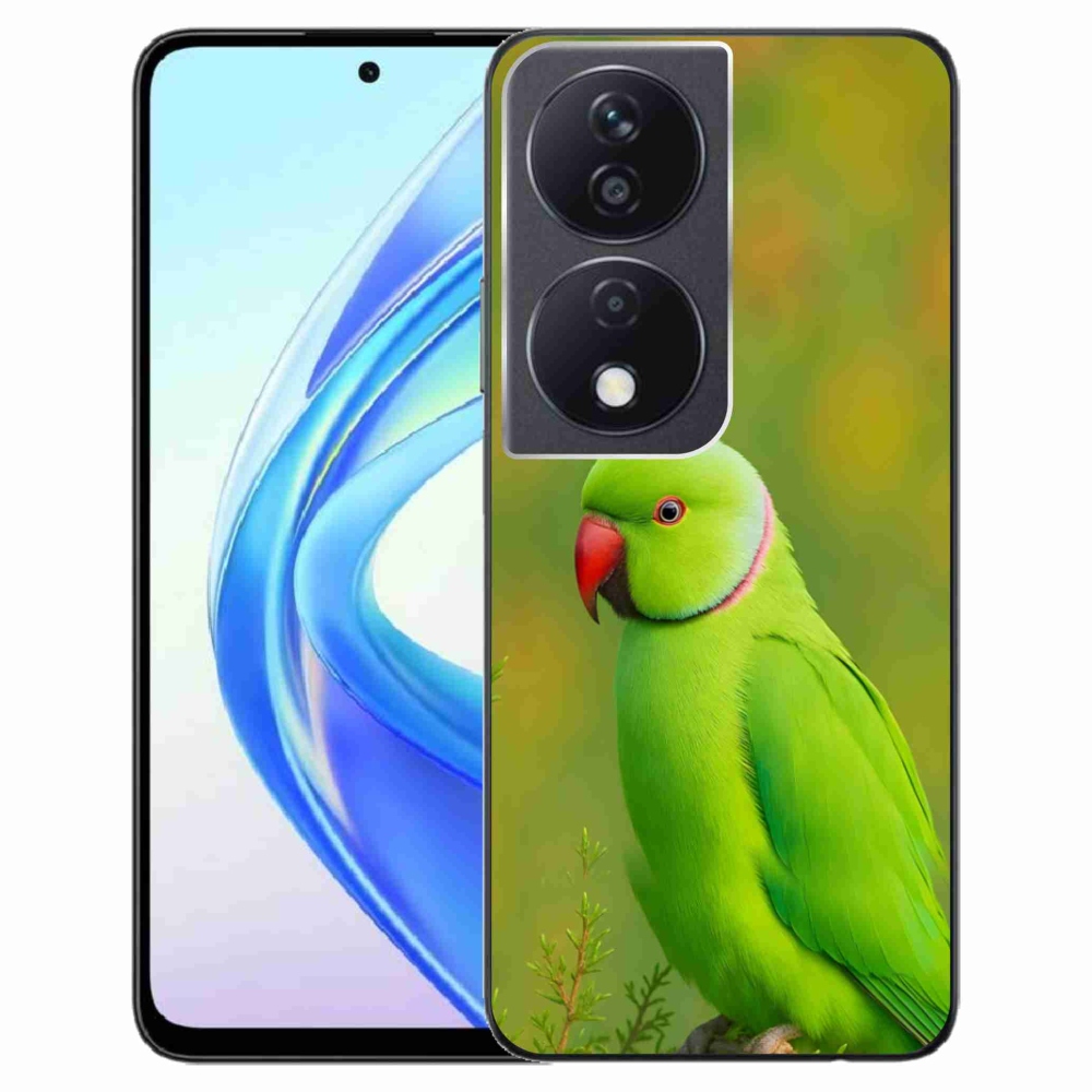 Gelový kryt mmCase na Honor X7b - papoušek alexandr 2