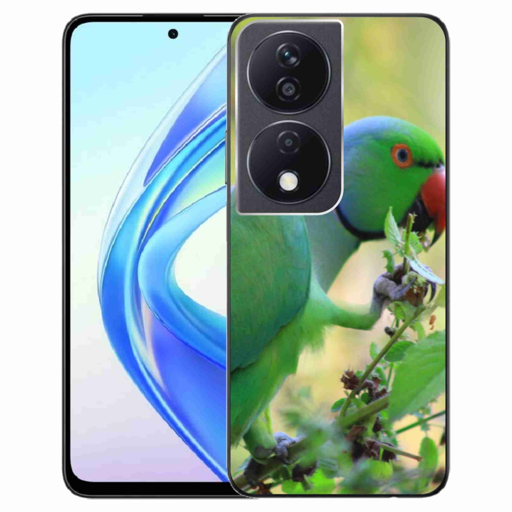 Gelový kryt mmCase na Honor X7b - papoušek alexandr