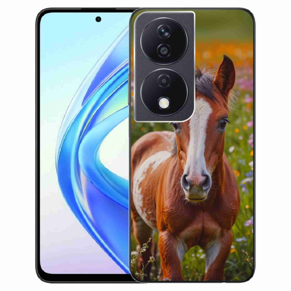 Gelový kryt mmCase na Honor X7b - roztomilé hříbě