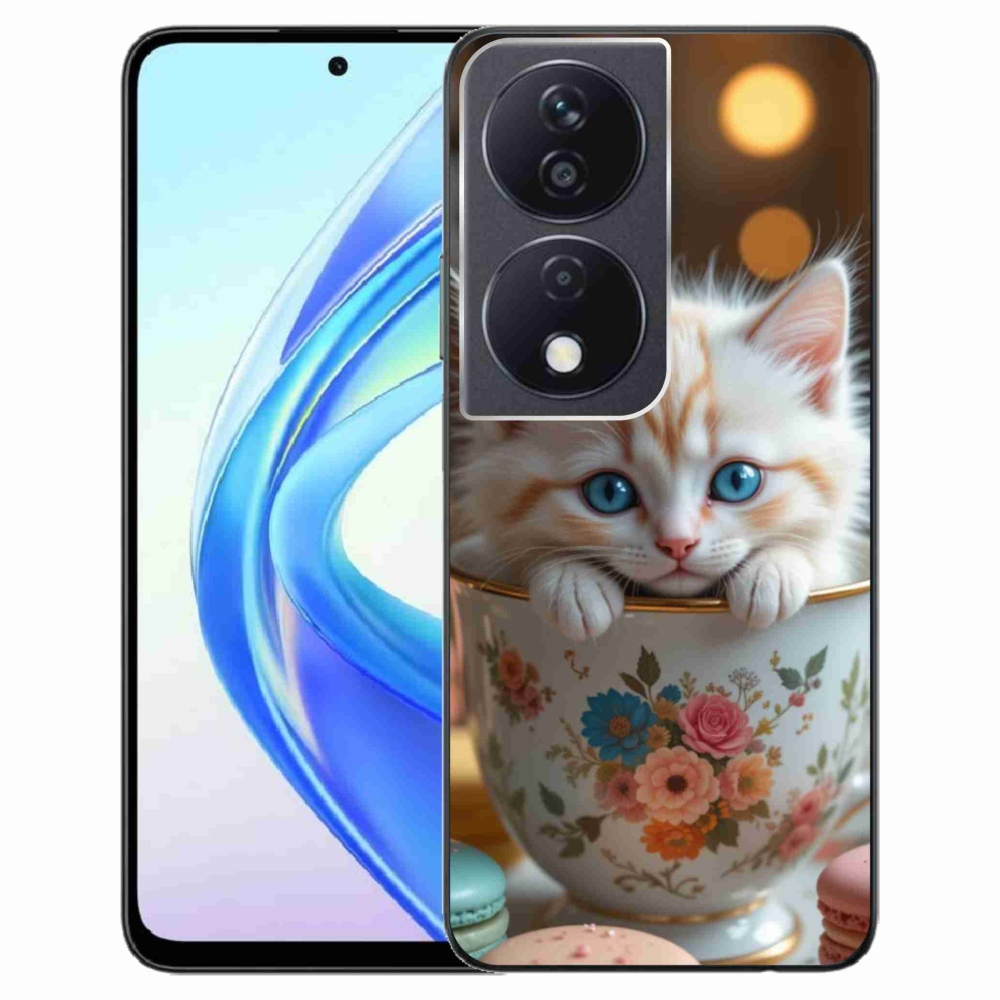 Gelový kryt mmCase na Honor X7b - roztomilé kotě 6