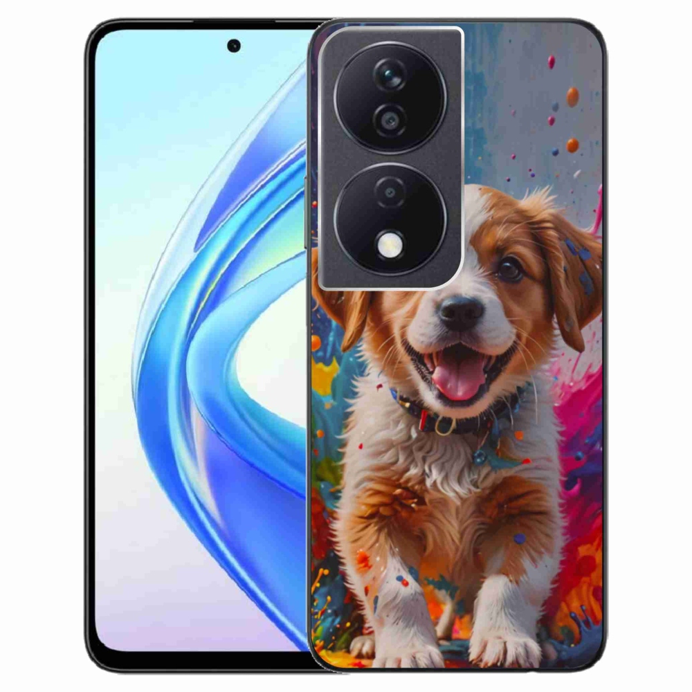 Gelový kryt mmCase na Honor X7b - roztomilé štěně 3