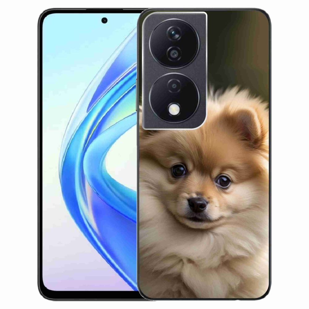 Gelový kryt mmCase na Honor X7b - roztomilý pomeranian 2