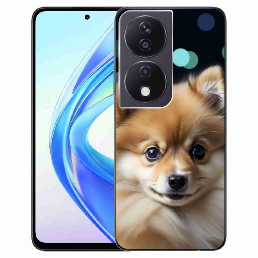 Gelový kryt mmCase na Honor X7b - roztomilý pomeranian