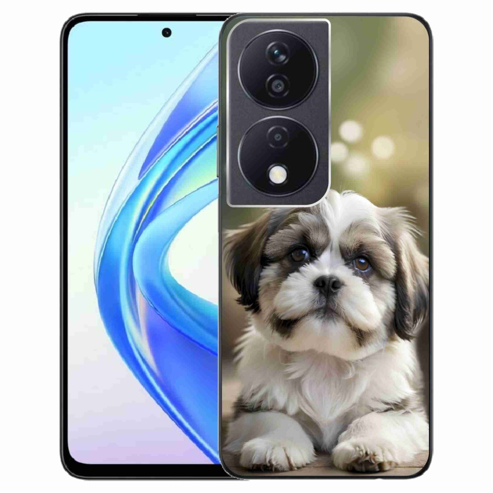 Gelový kryt mmCase na Honor X7b - roztomilý shih-tzu